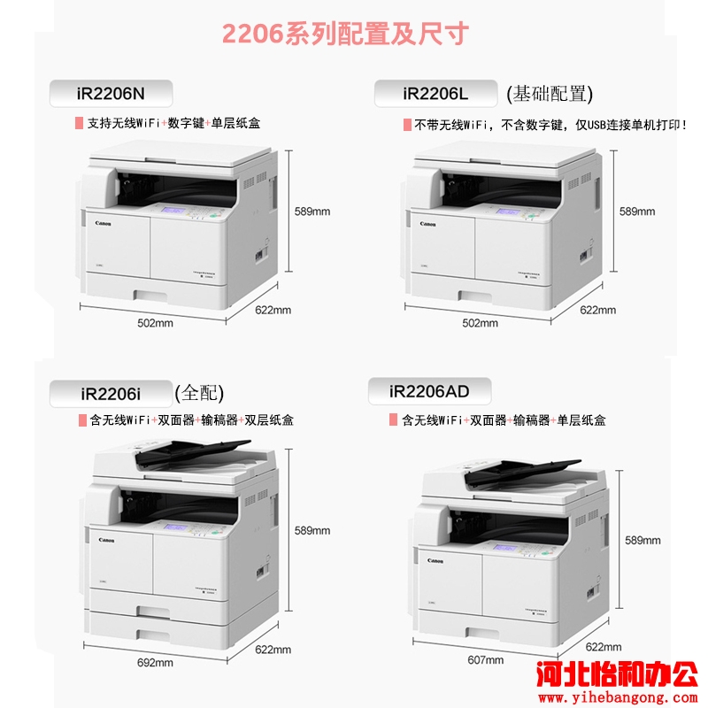 佳能iR 2206AD复印机报价